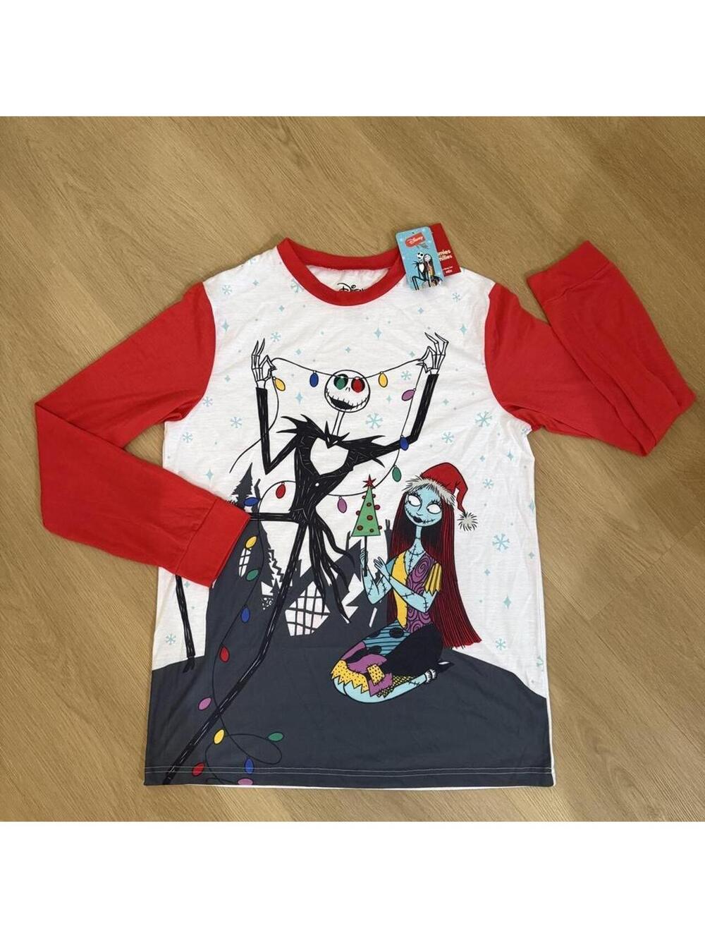 Disney The Nightmare Before Christmas Holiday Pajama Top Jack Skellington Small